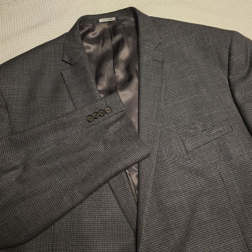 Ralph RALPH LAUREN Grey Sport Coat Blazer Silk Wool-Men's 56R